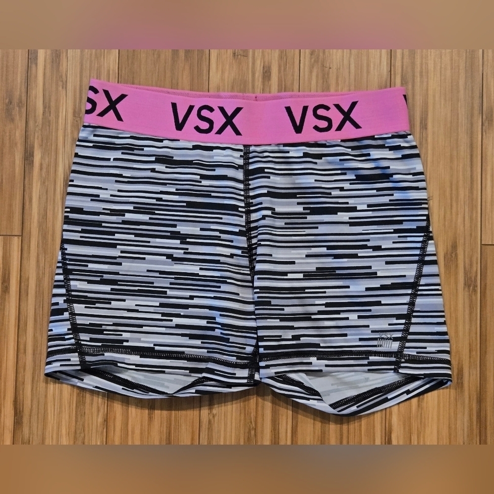 VSX Sport Striped Athletic Shorts